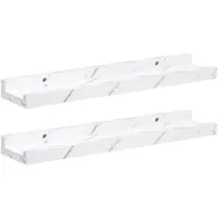 VidaXL Wandregal 40 x 9 x 3 cm Weiß