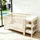 stilvora Babybett 3-in-1 mit 3-fach höhenverstellbar aus Massivkiefernholz, Beistellbett umschaltbar zum Sofa-Modus, Kinderbett mit Schutzzaun und...