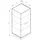 Vicco Hochschrank R-Line 60 x 57 x 143 cm Weiß