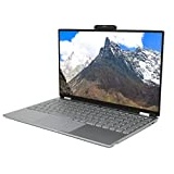 Laptop 15,6 Zoll für 10, 16G Laptop Computer, für N5105 Prozessor HD Display 2,4G 5G WiFi 4 4 Thread 180 ° Flip, mit Beleuchteter Tastatur (16G+256G)