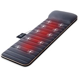 Snailax Massagematte mit 10 Vibrationsmotoren, Massageauflage mit Wärme, elektrisches Ganzkörpermassagegerät mit 4 Therapie-Heizkissen, Massagesitzauflage, Geschenke für Männer, Frauen