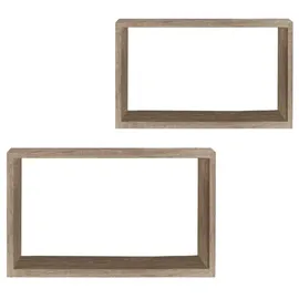 Hti-Living Wandregal Altona 908a 2er-Set Beige