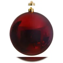 Kaemingk Weihnachtsbaumkugeln bruchfest Ø 14 cm 1 Stück rot/glanz