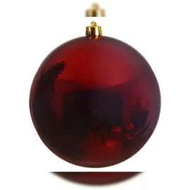 Kaemingk Weihnachtsbaumkugeln bruchfest Ø 14 cm 1 Stück rot/glanz