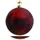 Kaemingk Weihnachtsbaumkugeln bruchfest Ø 14 cm 1 Stück rot/glanz