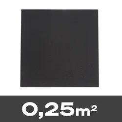 Sportstech Bodenschutzmatte BS200, Feingranulatmatte 0,25m2, wasserabweisend, rutschfest und schall- und vibrationsdämpfend