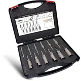 12 Stück 1/4 Zoll Sechskantschaft, Power Flügelmutter-Schraubendreher-Set, Schlitz-Flügelmuttern, Bohrer-Bit-Steckschlüssel-Werkzeug-Set, Bohrer für Panelmuttern, Schrauben, Augen-C-Haken-Schraube
