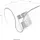 Paroli Beistelltisch transparent 60 x 41 x 45 cm