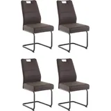 Hela »Lena«, (Set), 4 St., Microfaser VINTAGE, 1, 2 und 4 Stück, mit Federkern Polsterung, Schwingstuhl