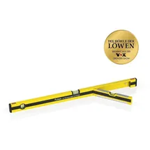 FLÜWA Wasserwaage - 80 cm - schwarz/gelb