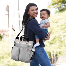 Skip Hop Duo Wickeltasche Grau Melange