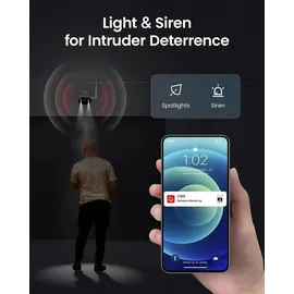 ZOSI 3MP WLAN Überwachungskamera Set Außen Weiß