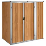 vidaXL Gerätehaus 0,89 x 1,61 m Braun