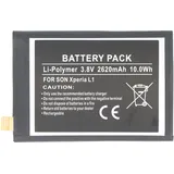 AccuCell Akku passend für Sony XPERIA L1, Li-Polymer, 3,8V, 2620mAh, 10,0Wh, built-in, ohne Werkzeug