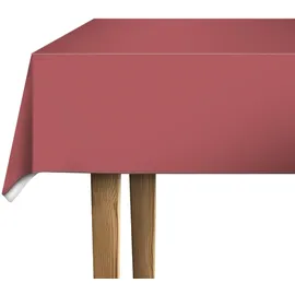 d-c-fix Tischdecke Mineralrot Ø 140 cm Rot