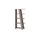 Forte Standregal 72 x 29,6 x 161 cm Rot