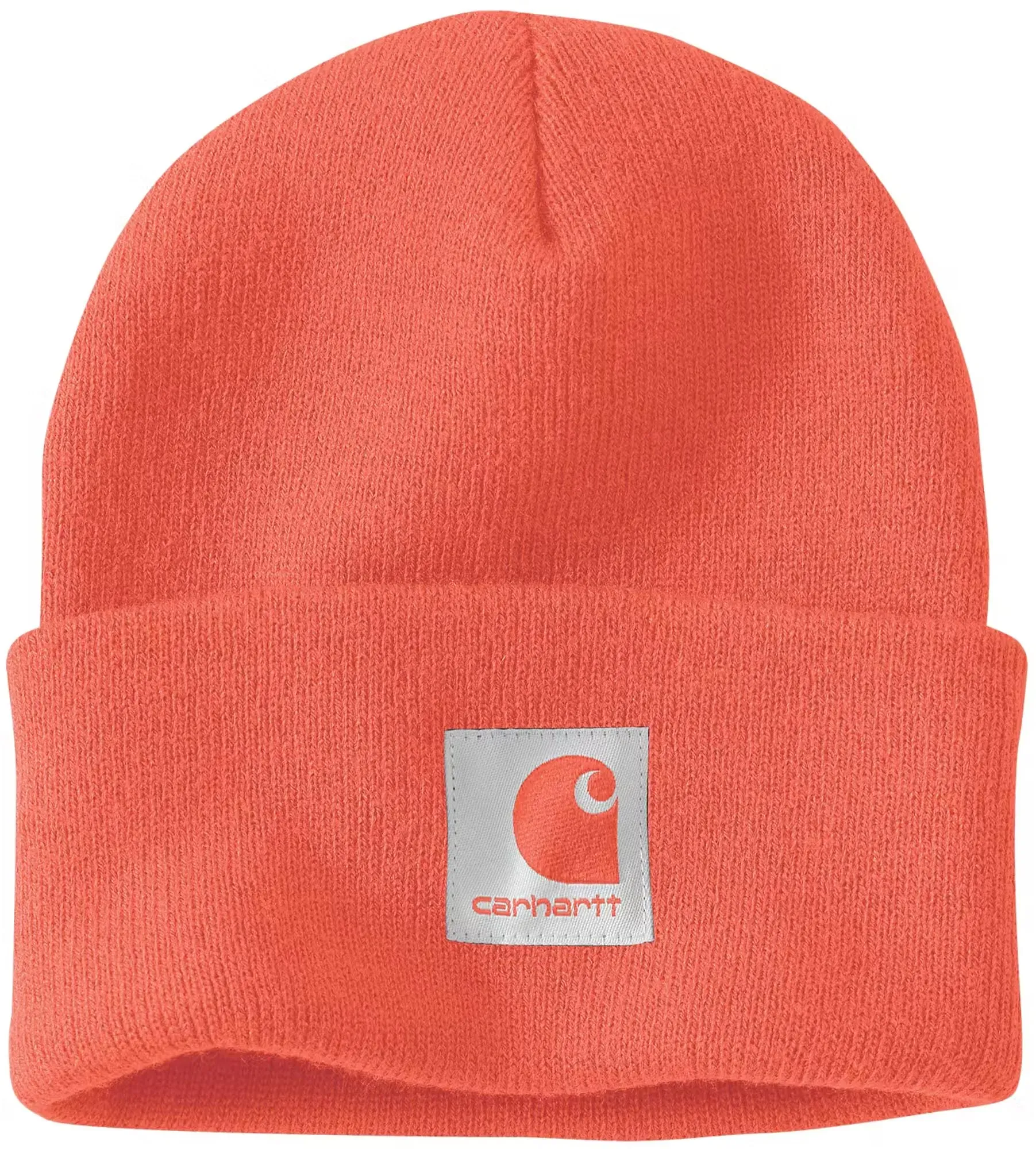 Carhartt Satin Lined Cuffed Dames Beanie, oranje Voorvrouw