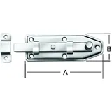 Vormann Fensterriegel mit Schlaufe, gerade B22xL40xS1mm Stahl verzinkt