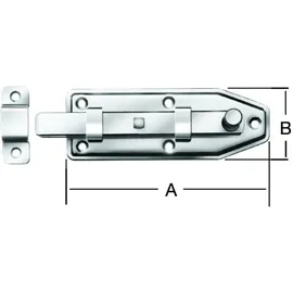 Vormann Fensterriegel mit Schlaufe, gerade B22xL40xS1mm Stahl verzinkt