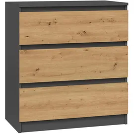 Topeshop Malwa M3 Anthrazit, Artisan, Kommode