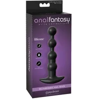 Pipedream Anal Fantasy Elite Rechargeable Anal Beads, Black, 14,2