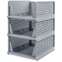 Yorbay Schubladenbox Stapelbare Kleiderschrank Organizer, Regal Aufbewahrungsbox, für Kleidung