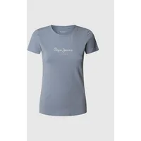 Pepe Jeans New Virginia Kurzarm-t-shirt - Dazed Blue -
