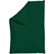 schlafgut Knitted Jersey Uni Grün 135 x 200 cm + 40 x 80 cm