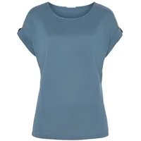 LASCANA Kurzarmshirt Damen blau Gr.48/50