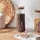 Home Deco Factory Glass jar mit Acacia Deckel 27,5 cm 3 St.