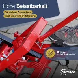 CARTREND Hebebühne Gummi/Metall/Stahl 680 kg rot