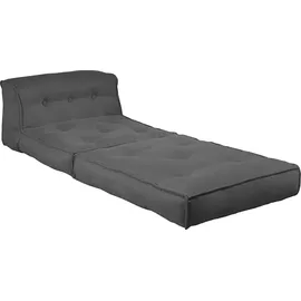 INOSIGN »Pia« Loungesessel in 2 Größen, mit Schlaffunktion und Pouf-Funktion. grau