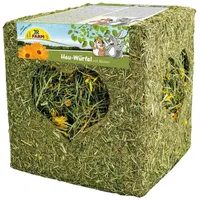 JR Farm Heu-Würfel mit Blüten - 2 x 450 g (20 x 20 cm)