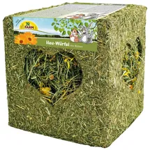 JR Farm Heu-Würfel mit Blüten - 2 x 450 g (20 x 20 cm)