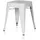 HJH Office Hocker Vantaggio Metall Weiß