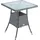 Estexo Polyrattan Beistelltisch 57 x 57 x 72 cm Anthrazit/Grau