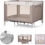 Chipolino Chioplino Laufstall Pop-up faltbar, Matratze Tragetasche Seiteneingang braun