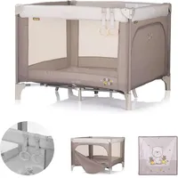 Chipolino Chioplino Laufstall Pop-up faltbar, Matratze Tragetasche Seiteneingang braun