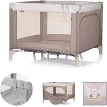 Chipolino Chioplino Laufstall Pop-up faltbar, Matratze Tragetasche Seiteneingang braun