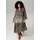 aniston plus Midikleid Animal-Zebra-Printmix Beige/Braun/Schwarz 42