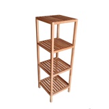 Primaster Standregal Buche 36 x 36 x 112 cm