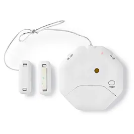 Nedis Tür- und Fensteralarm mit Sirene 2x CR2032 85 dB Weiß