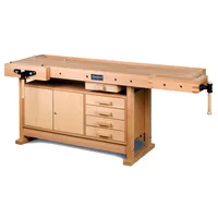 Hobelbank inkl. Einbauschrank - Holzkraft HB 2007 für Schreiner Tischler - 130kg