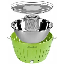 Lotusgrill Holzkohlegrill limettengrün
