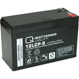 Quality Batteries Q-Batteries 12LCP-9 / 12V - 9Ah Blei Akku Zyklentyp AGM - Deep Cycle VRLA