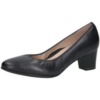 CAPRICE Damen Pumps aus Leder mit Blockabsatz, Blau (Ocean Nappa), 37.5 EU