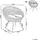 Beliani Maratea Gartenstuhl 85 x 85 x 85 cm beige/schwarz 2 St.