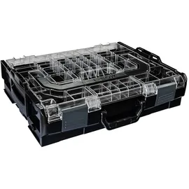 BS SYSTEMS GMBH & CO Systemkoffer Kunststoff schwarz mit transparentem Deckel