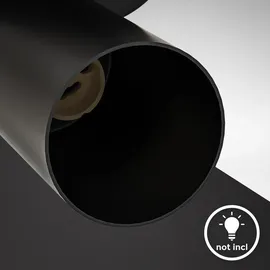 B.K.Licht Wandleuchte Innen (GU10) 9x9 cm Schwarz