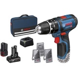 Bosch GSB 12V-15 Professional inkl. 1 x 4 + 1 x 2 Ah 06019B690G